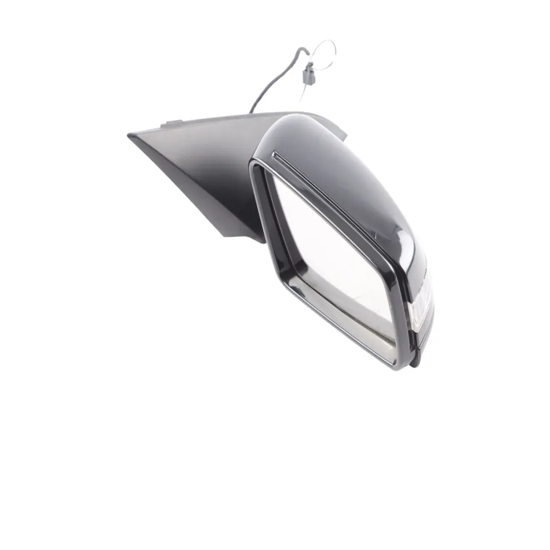 Wing Mirror Outside Power Fold Door Right O/S Kosmos Black - 191 to Mercedes W176 with Part number A1768100200 Mercedes W176 Wing Mirror Outside Power Fold Door Right O/S Kosmos Black - 191 - SKU rhd-A1768100200-COS - Part number A1768100200