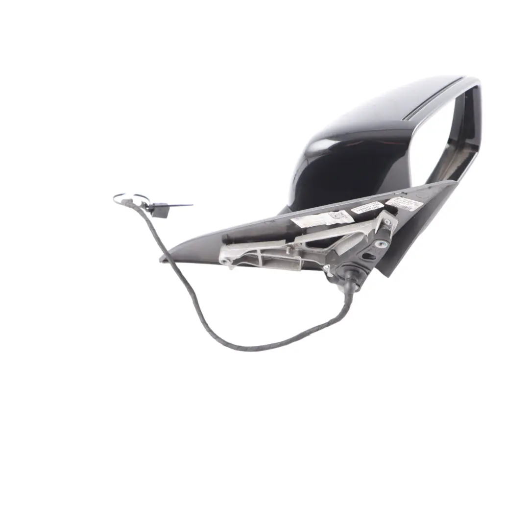Wing Mirror Outside Power Fold Door Right O/S Kosmos Black - 191 to Mercedes W176 with Part number A1768100200 Mercedes W176 Wing Mirror Outside Power Fold Door Right O/S Kosmos Black - 191 - SKU rhd-A1768100200-COS - Part number A1768100200