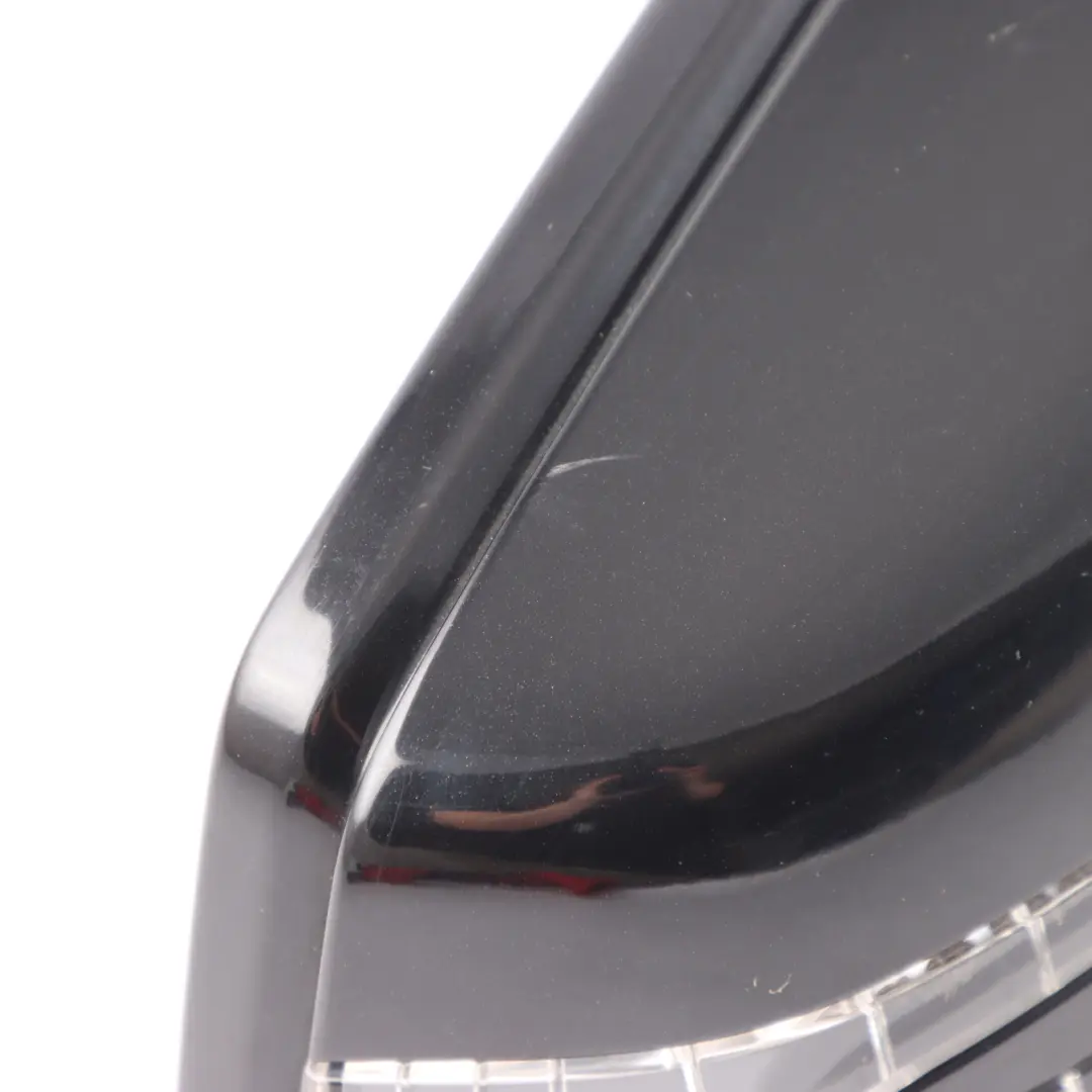 Wing Mirror Outside Power Fold Door Right O/S Kosmos Black - 191 to Mercedes W176 with Part number A1768100200 Mercedes W176 Wing Mirror Outside Power Fold Door Right O/S Kosmos Black - 191 - SKU rhd-A1768100200-COS - Part number A1768100200