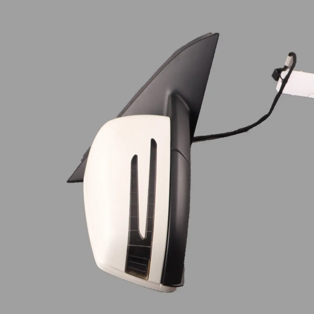 Mercedes W176 Wing Mirror Door Right O/S Outside Calcite White - 650 - SKU rhd-A1768100276-CW - Part number A1768100276