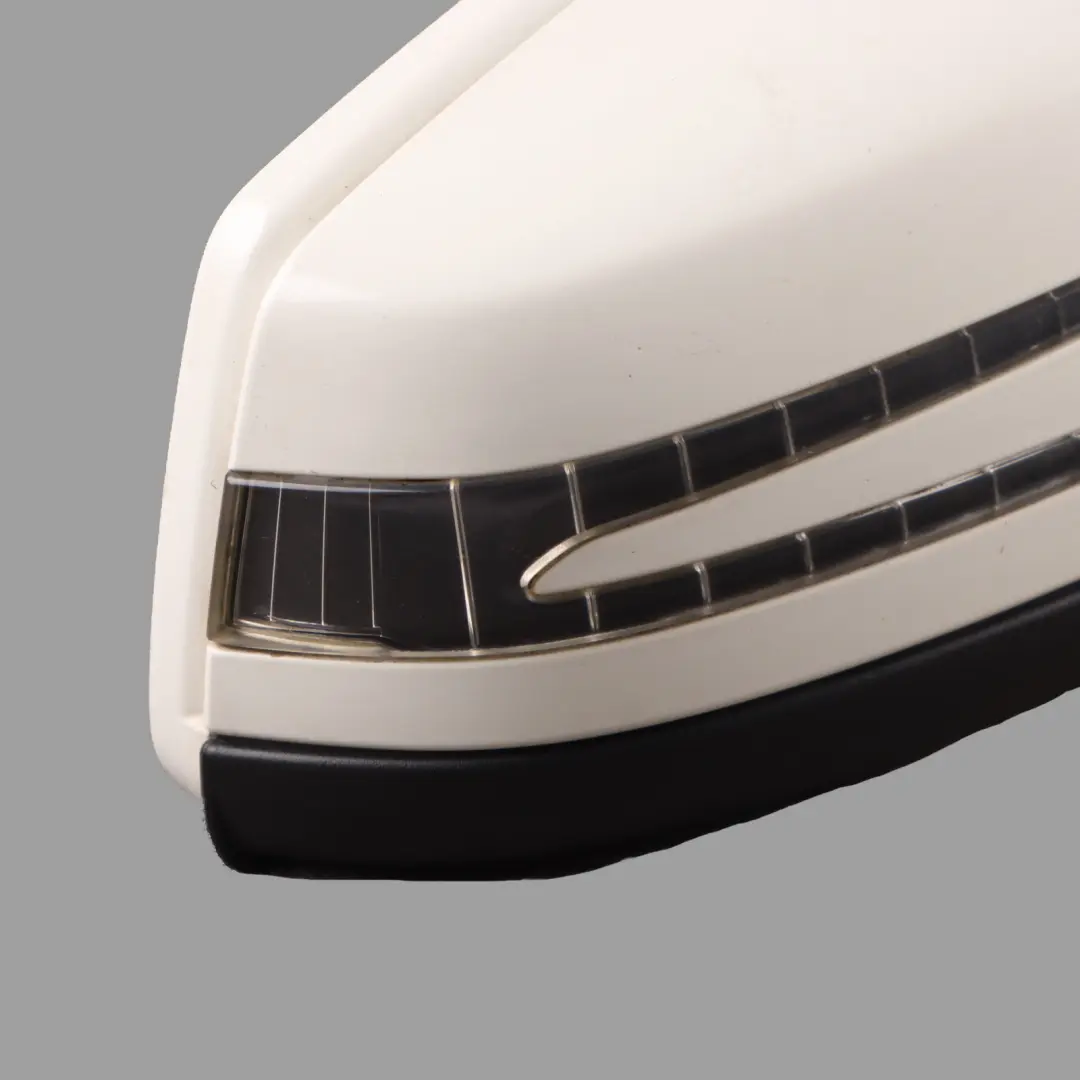 Mercedes W176 Wing Mirror Door Right O/S Outside Calcite White - 650 - SKU rhd-A1768100276-CW - Part number A1768100276