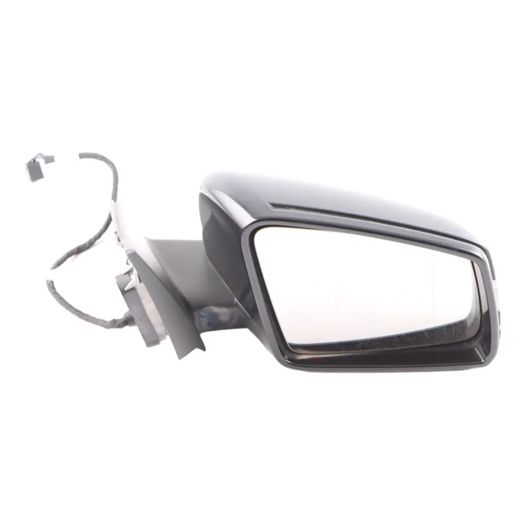 Mercedes W176 Wing Mirror Door Right O/S Outside Night Black - 696 - SKU rhd-A1768100276-NIB - Part number A1768100276