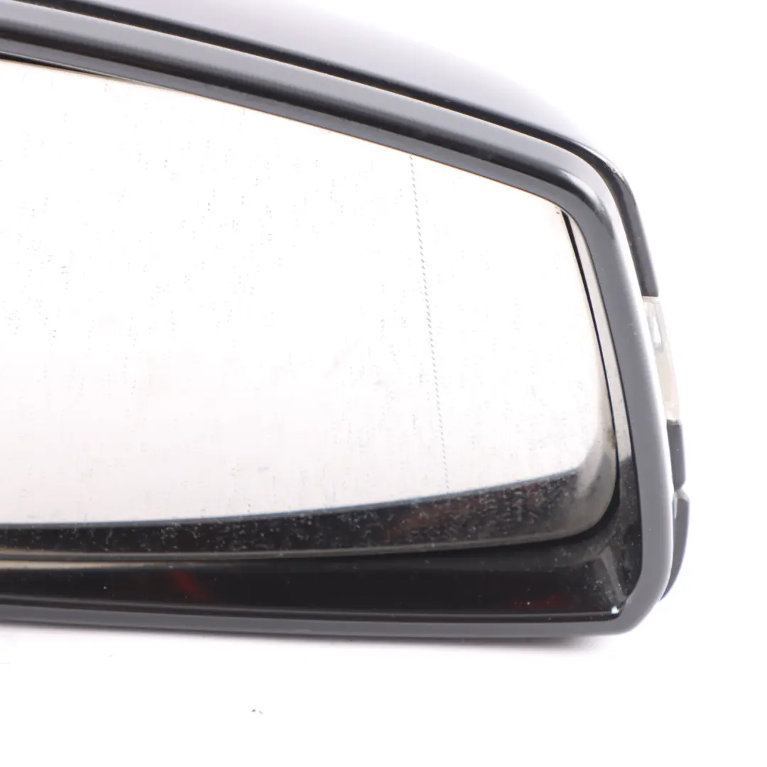 Mercedes W176 Wing Mirror Door Right O/S Outside Night Black - 696 - SKU rhd-A1768100276-NIB - Part number A1768100276