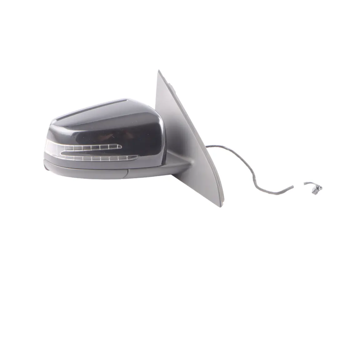 Mercedes W176 Wing Mirror Door Right O/S Outside Night Black - 696 - SKU rhd-A1768100276-NIB - Part number A1768100276