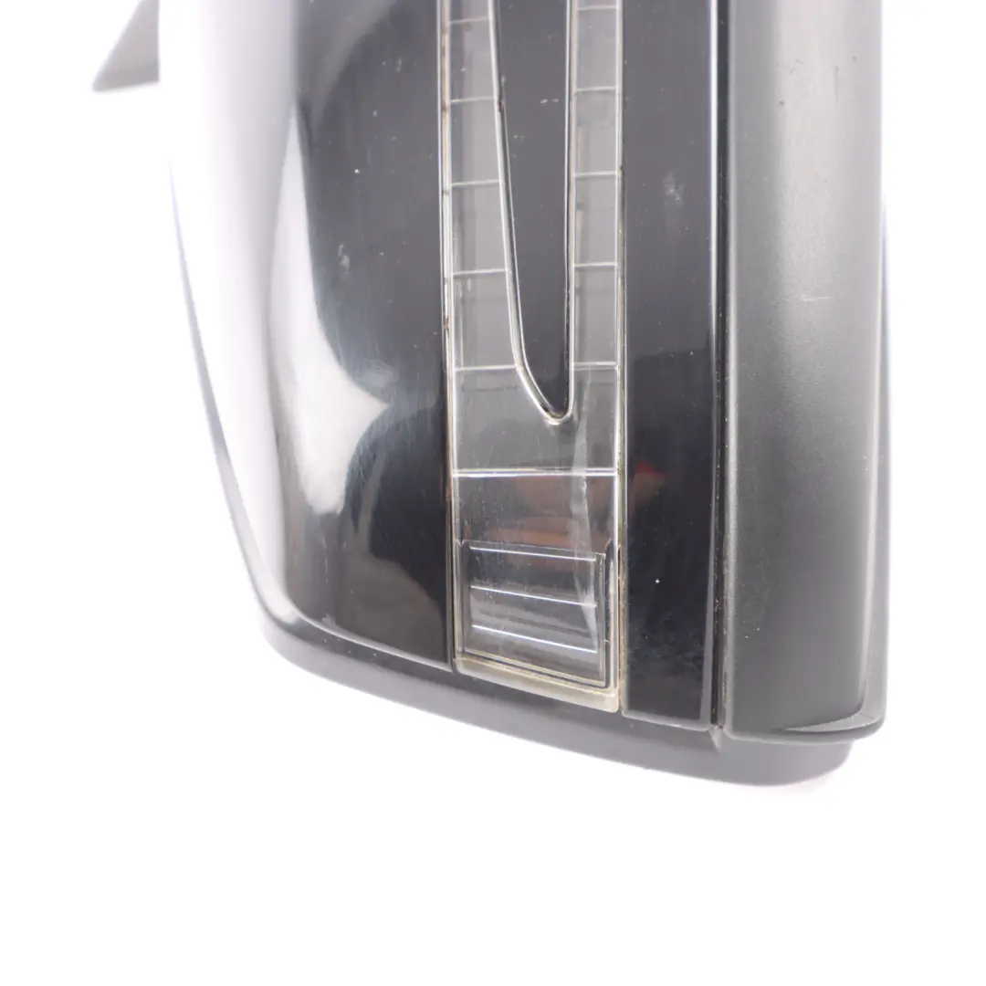 Mercedes W176 Wing Mirror Door Right O/S Outside Night Black - 696 - SKU rhd-A1768100276-NIB - Part number A1768100276
