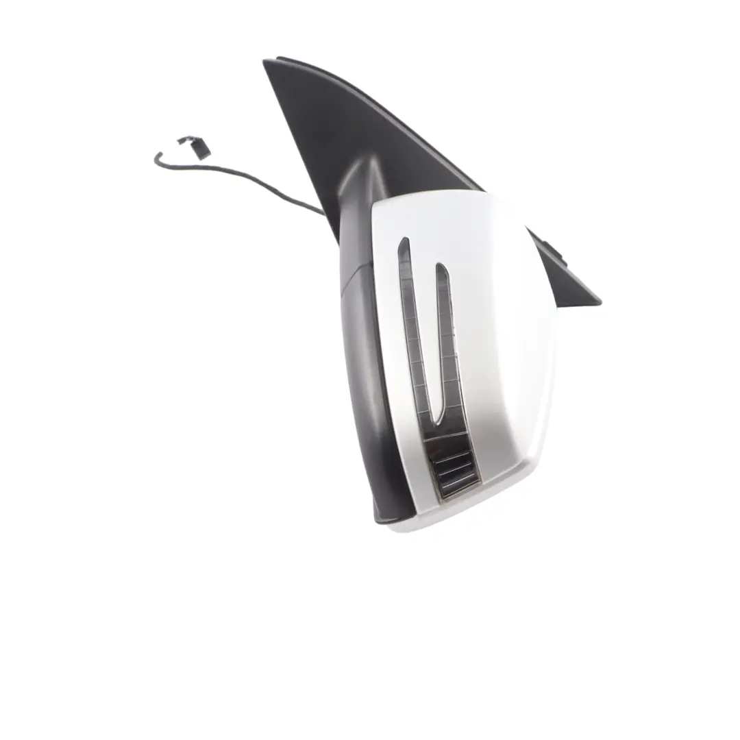 Mercedes W176 Wing Mirror Outside Power Fold Door Left N/S Polar Silver - 761 - SKU rhd-A1768100300-PLS1 - Part number A1768100300