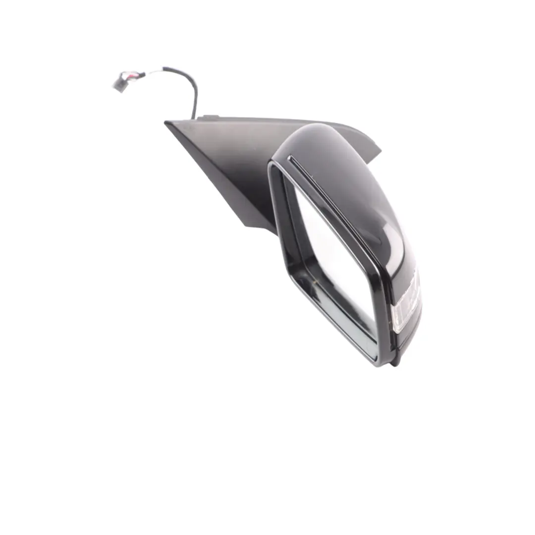 Mercedes W176 Wing Mirror Door Right O/S Outside Power Fold Black - SKU rhd-A1768100400-BLK - Part number A1768100400