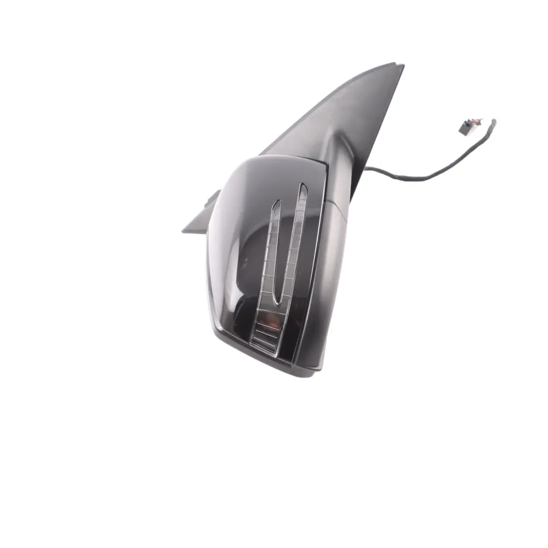 Mercedes W176 Wing Mirror Door Right O/S Outside Power Fold Black - SKU rhd-A1768100400-BLK - Part number A1768100400