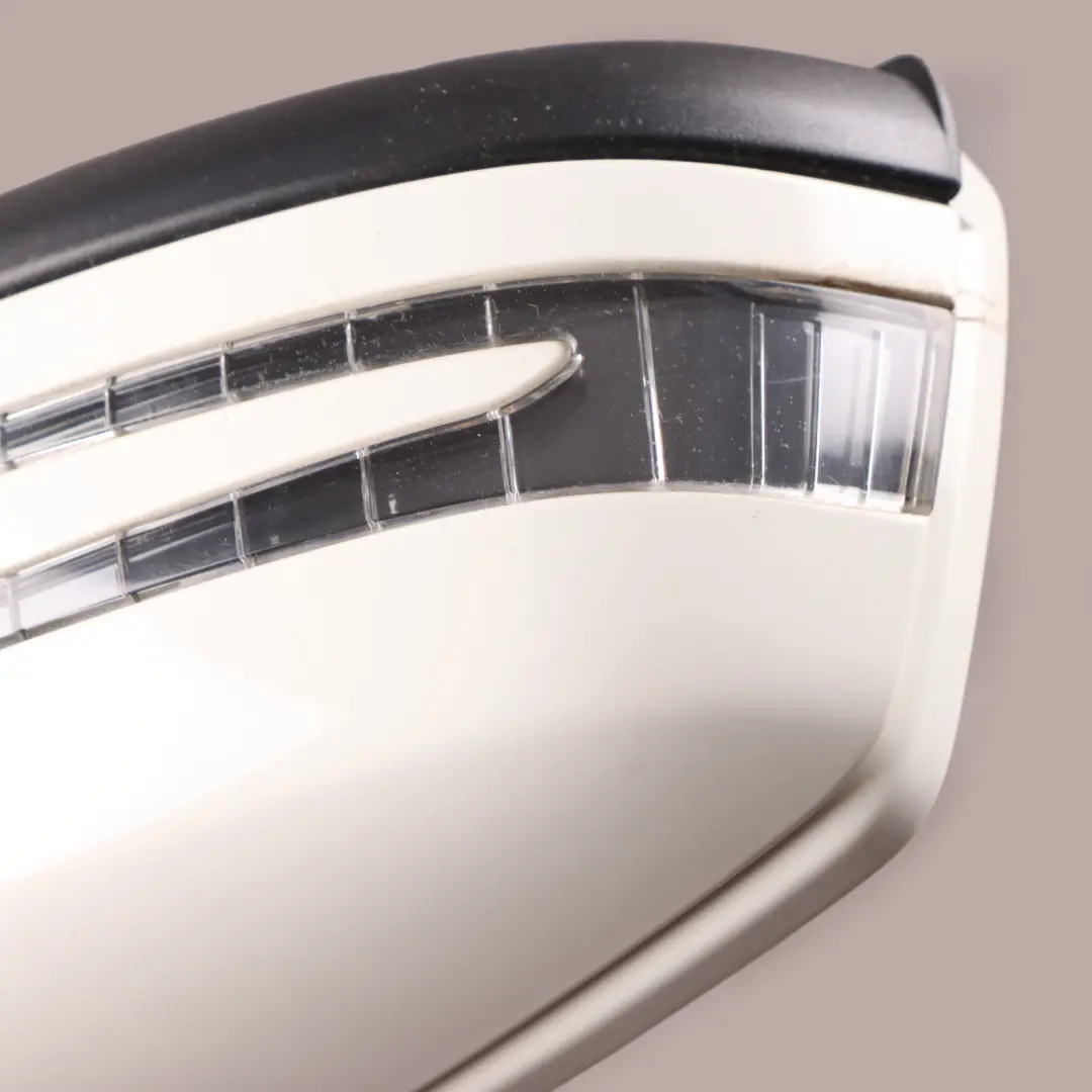 Wing Mirror Door Right O/S Outside Power Fold Calcite White - 650 to Mercedes W176 with Part number A1768100400 Mercedes W176 Wing Mirror Door Right O/S Outside Power Fold Calcite White - 650 - SKU rhd-A1768100400-CW - Part number A1768100400