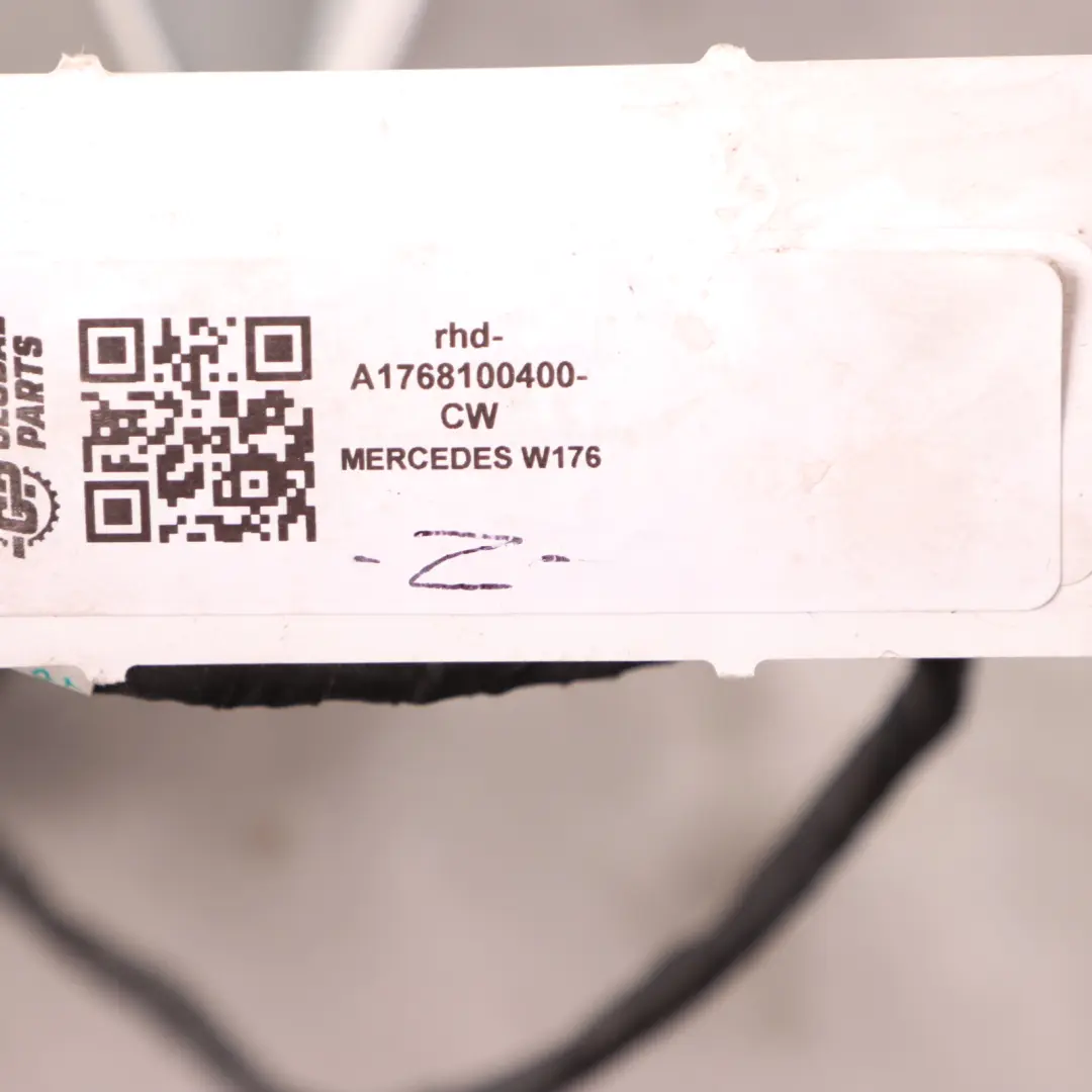 Wing Mirror Door Right O/S Outside Power Fold Calcite White - 650 to Mercedes W176 with Part number A1768100400 Mercedes W176 Wing Mirror Door Right O/S Outside Power Fold Calcite White - 650 - SKU rhd-A1768100400-CW - Part number A1768100400