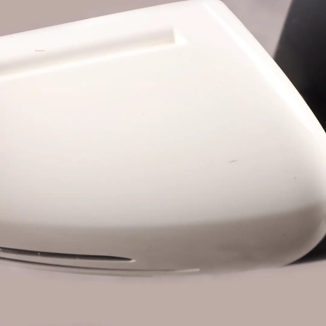 Wing Mirror Door Right O/S Outside Power Fold Calcite White - 650 to Mercedes W176 with Part number A1768100400 Mercedes W176 Wing Mirror Door Right O/S Outside Power Fold Calcite White - 650 - SKU rhd-A1768100400-CW - Part number A1768100400