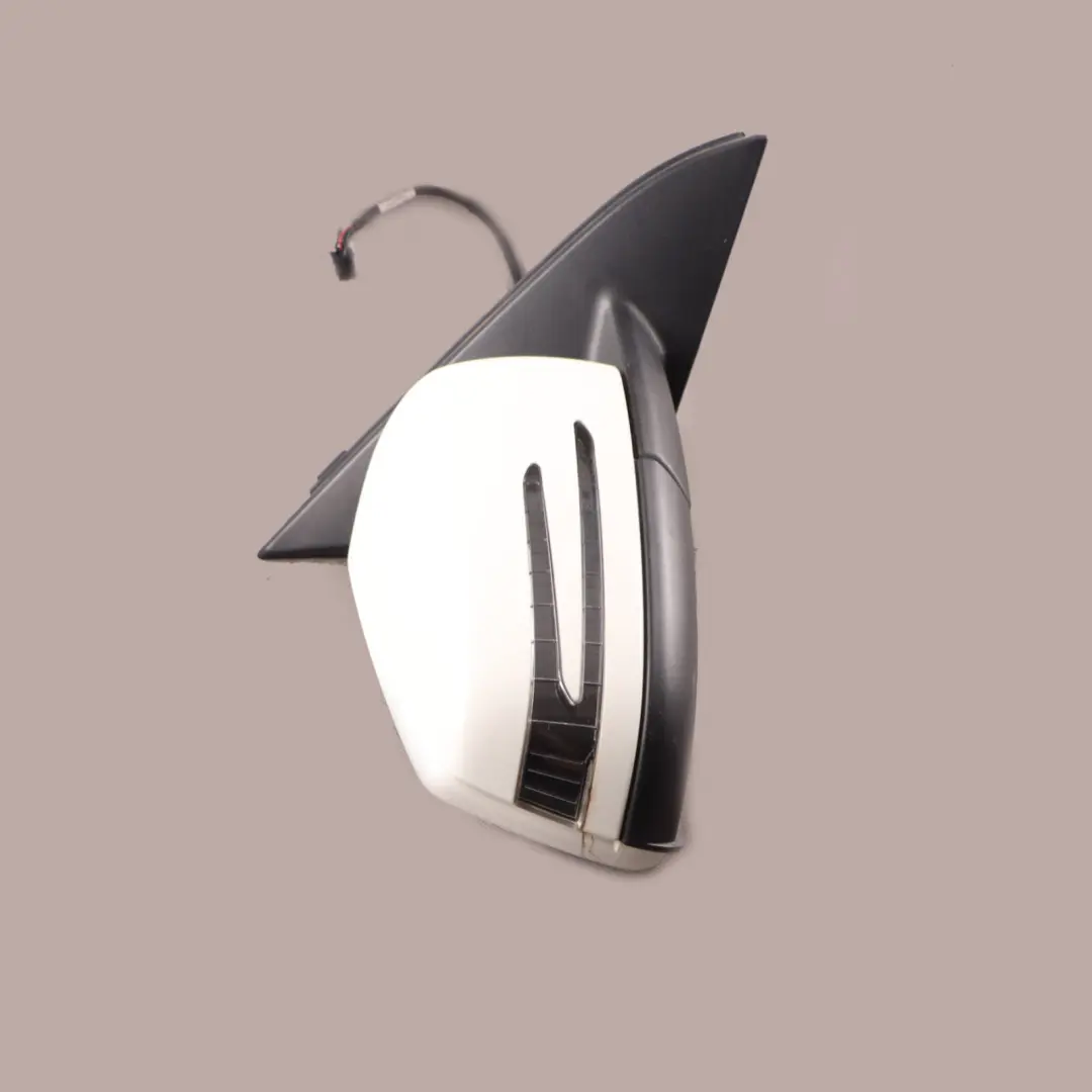 Wing Mirror Door Right O/S Outside Power Fold Calcite White - 650 to Mercedes W176 with Part number A1768100400 Mercedes W176 Wing Mirror Door Right O/S Outside Power Fold Calcite White - 650 - SKU rhd-A1768100400-CW - Part number A1768100400