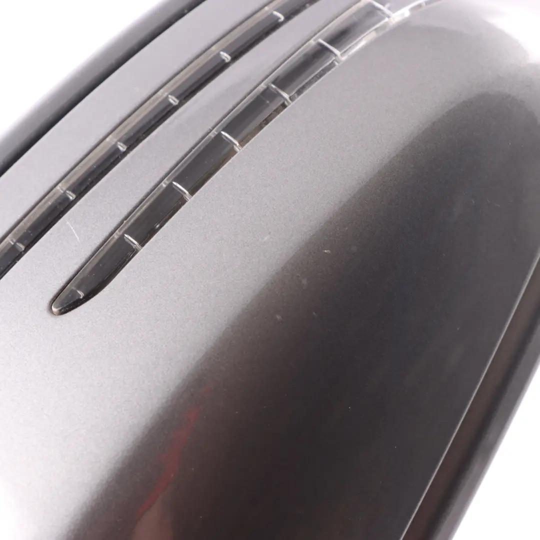 Mercedes W176 Wing Mirror Door Right O/S Outside Power Fold Mountain Grey 787 - SKU rhd-A1768100400-MG - Part number A1768100400