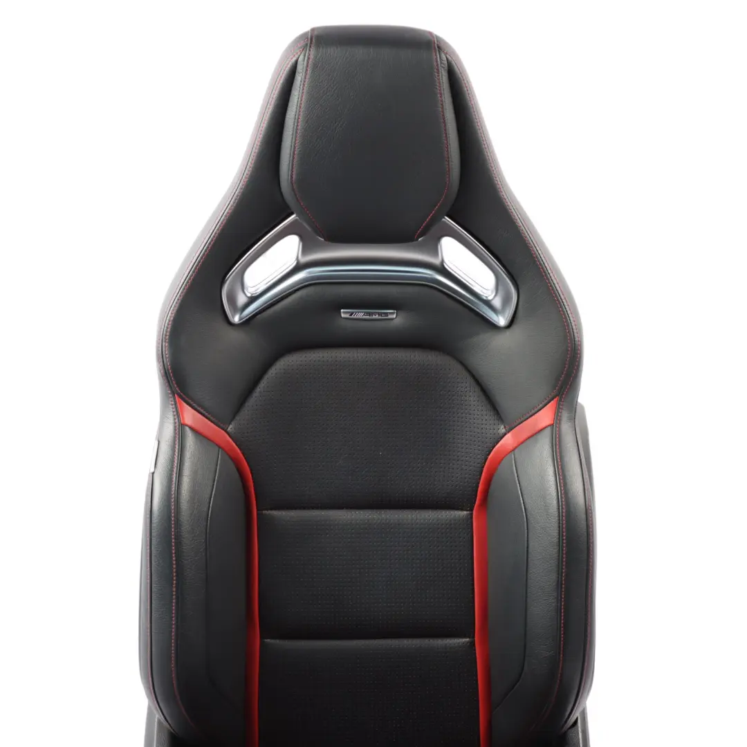 Front Seat Mercedes C117 W176 Left N/S AMG Leather Black Red Heated Memory to with Part number A1769103802 Front Seat Mercedes C117 W176 Left N/S AMG Leather Black Red Heated Memory - SKU rhd-A1769103802-3 - Part number A1769103802