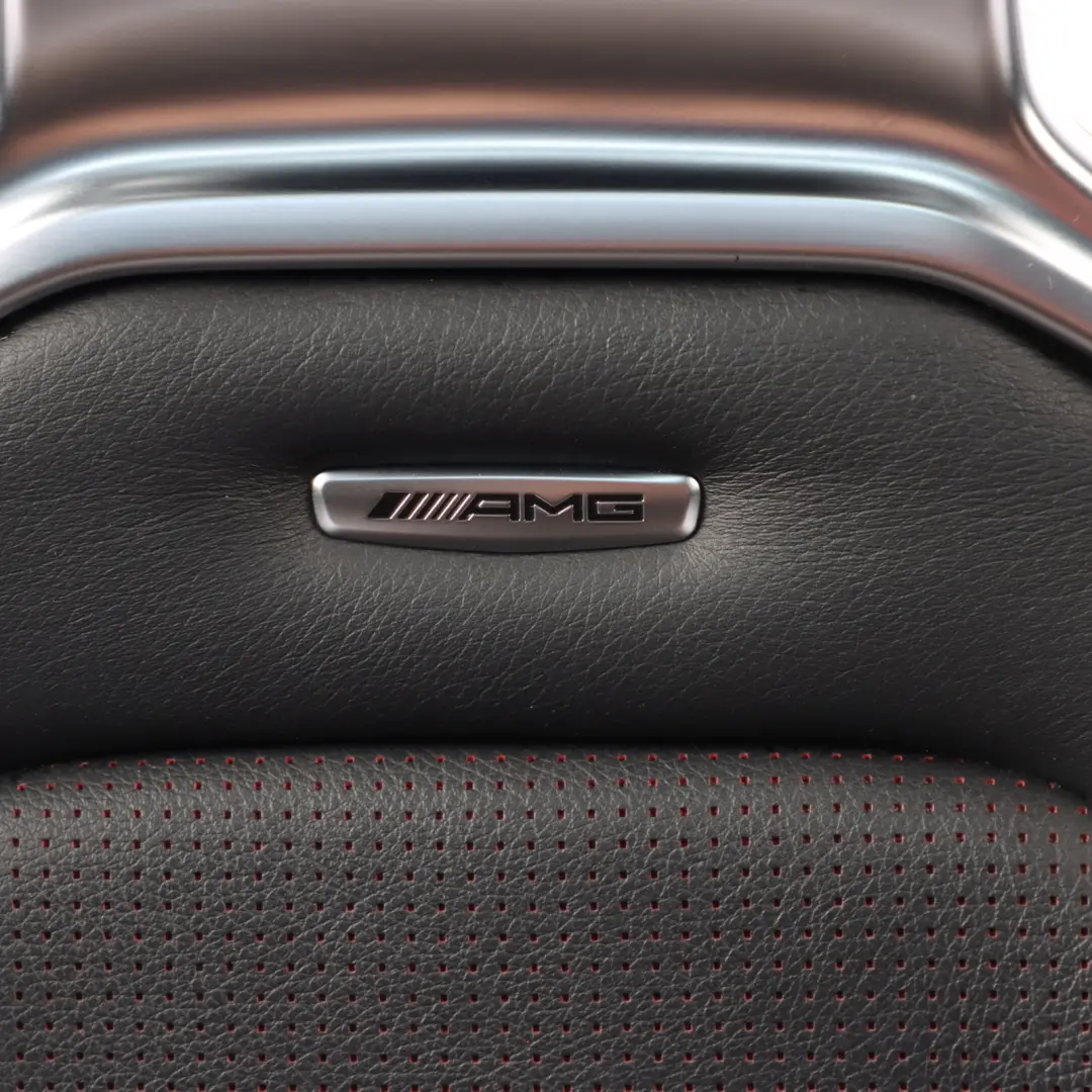 Front Seat Mercedes C117 W176 Left N/S AMG Leather Black Red Heated Memory to with Part number A1769103802 Front Seat Mercedes C117 W176 Left N/S AMG Leather Black Red Heated Memory - SKU rhd-A1769103802-3 - Part number A1769103802