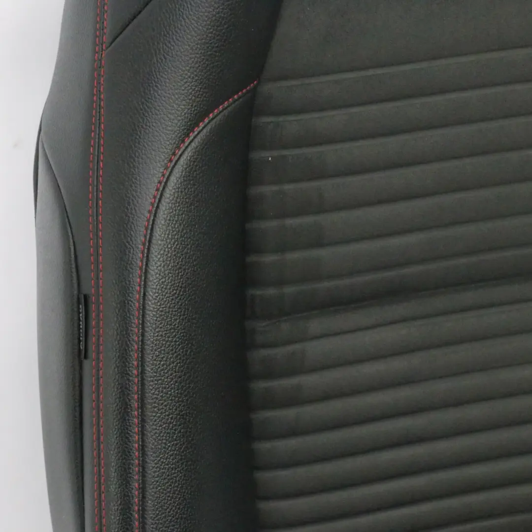 Mercedes W176 Front Seat Sport Right O/S Heated Fabric Leather Black Red Threads - SKU rhd-A1769106407-4 - Part number A1769106407