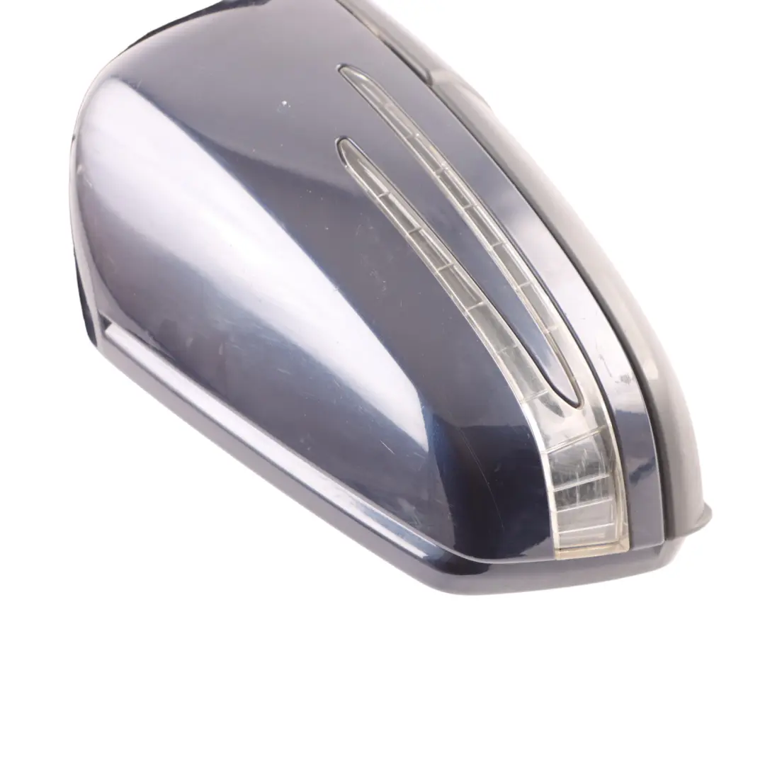 Mercedes W204 Door Wing Mirror Power Fold Right O/S Cavansite Blue 890 - SKU rhd-A2048103076-CVB - Part number A2048103076