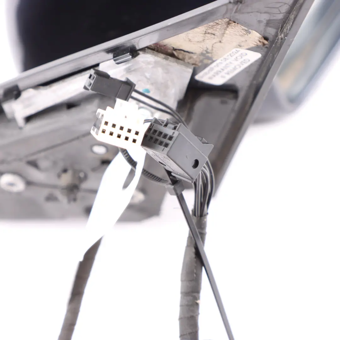 Door Wing Mirror Power Fold Right O/S Cavansite Blue 890 to Mercedes W204 with Part number A2048103076 Mercedes W204 Door Wing Mirror Power Fold Right O/S Cavansite Blue 890 - SKU rhd-A2048103076-CVB - Part number A2048103076