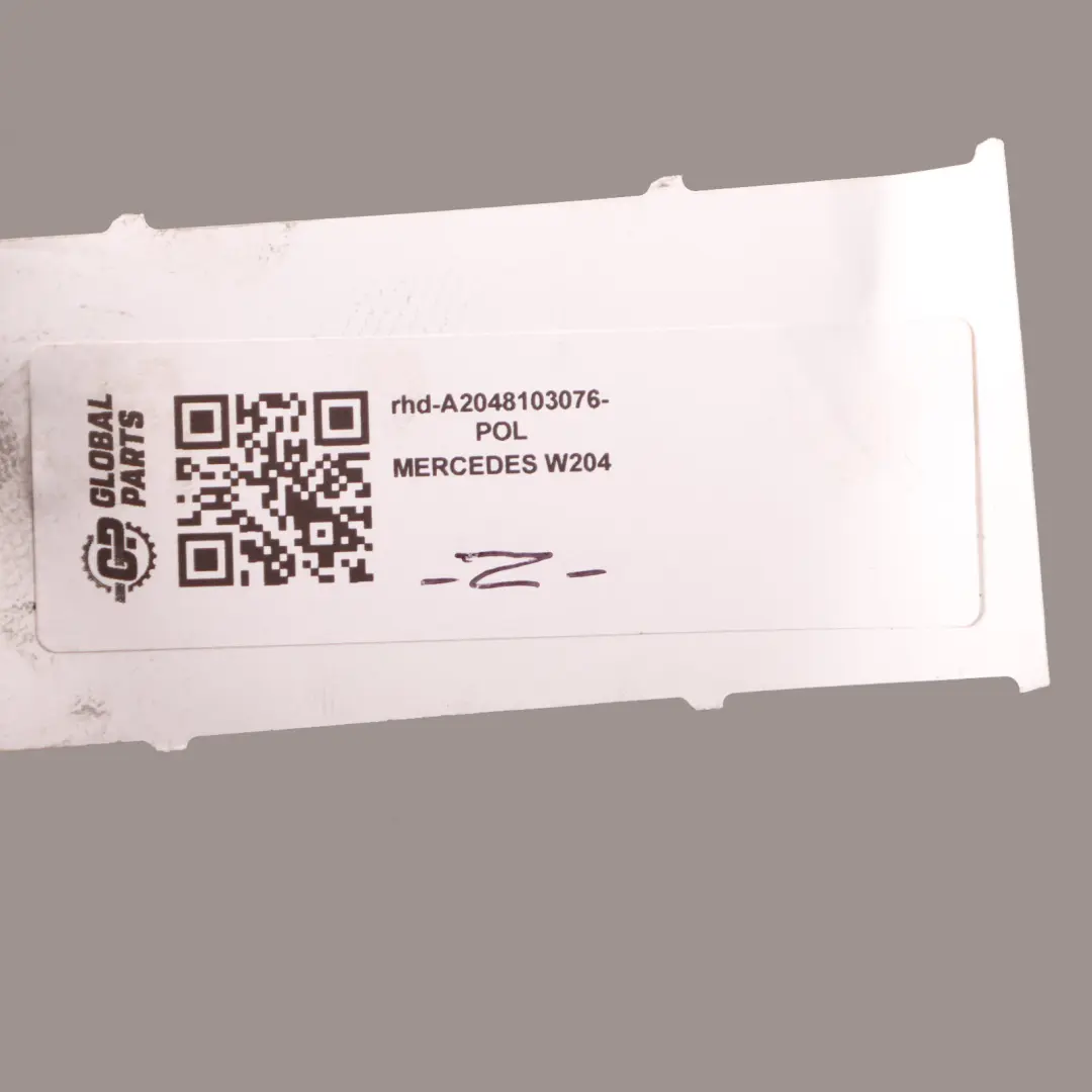 Mercedes W204 Wing Mirror Power Fold Door Right O/S Magnetite Black Metallic 183 - SKU rhd-A2048103076-POL - Part number A2048103076