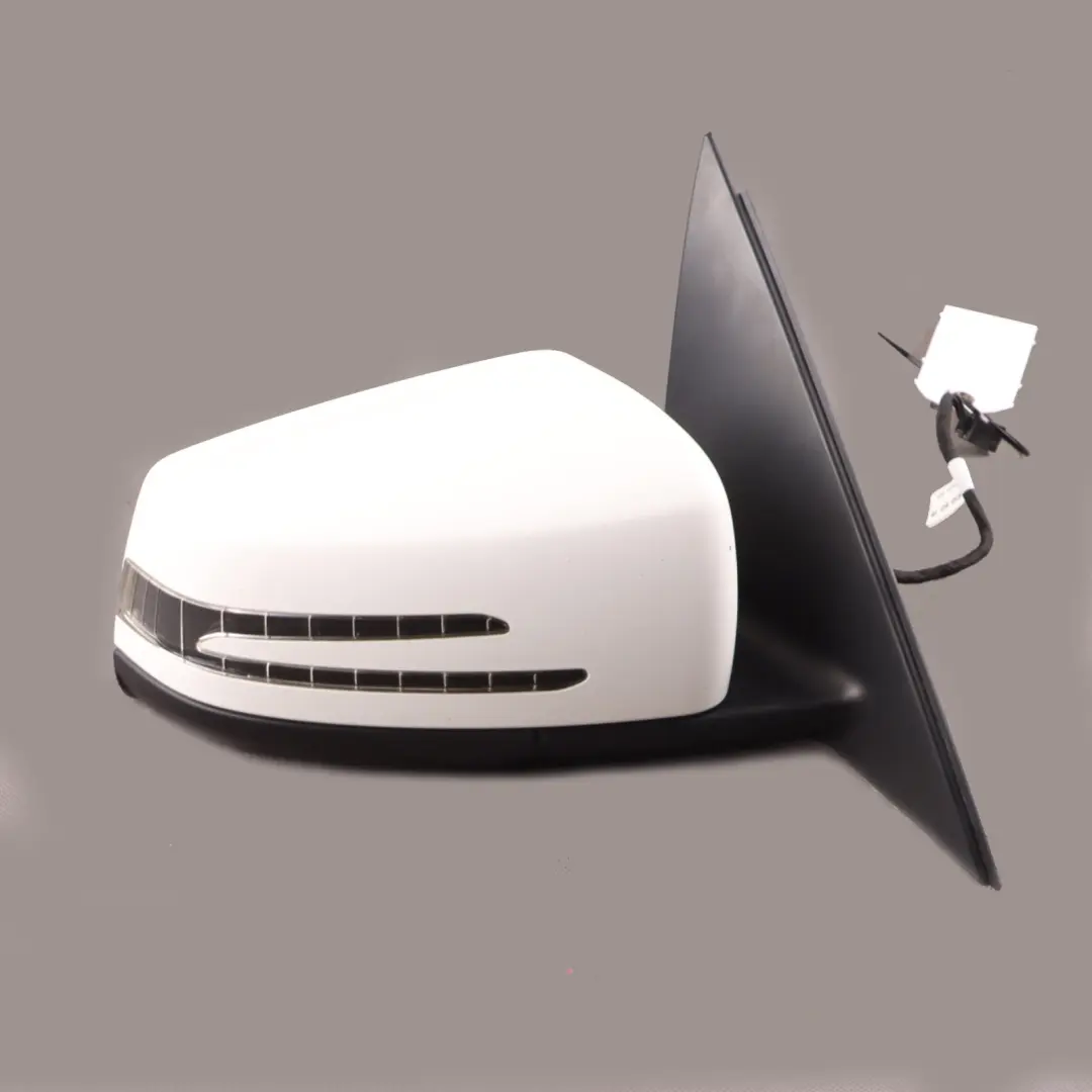 Mercedes W204 Wing Mirror Power Fold Door Right O/S Magnetite Black Metallic 183 - SKU rhd-A2048103076-POL - Part number A2048103076