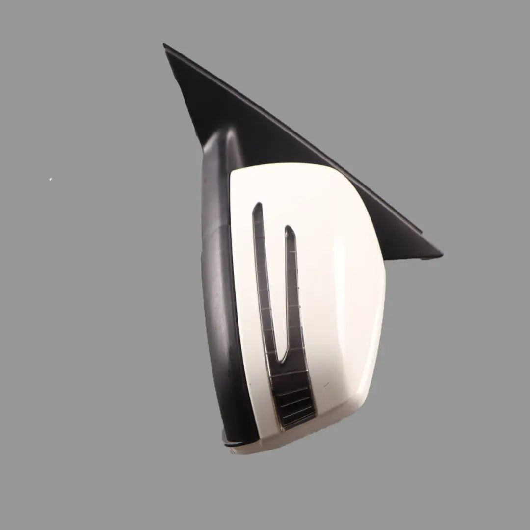 Mercedes W204 Wing Mirror Power Fold Auto Dimming Left N/S Calcite White - 650 - SKU rhd-A2048103176-CW - Part number A2048103176