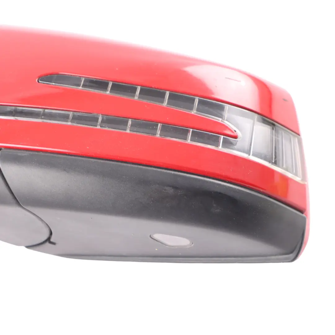 Mercedes W204 Wing Mirror Power Fold Door Left N/S Outside Fire Opal Red - 590 - SKU rhd-A2048103176-FUP1 - Part number A2048103176