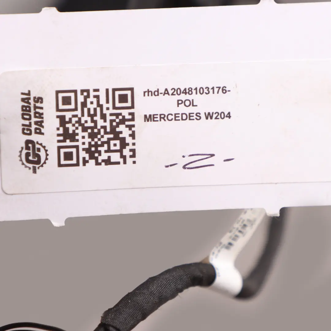 Mercedes W204 Wing Mirror Power Fold Auto Dimming Left N/S Polar White - 149 - SKU rhd-A2048103176-POL - Part number A2048103176
