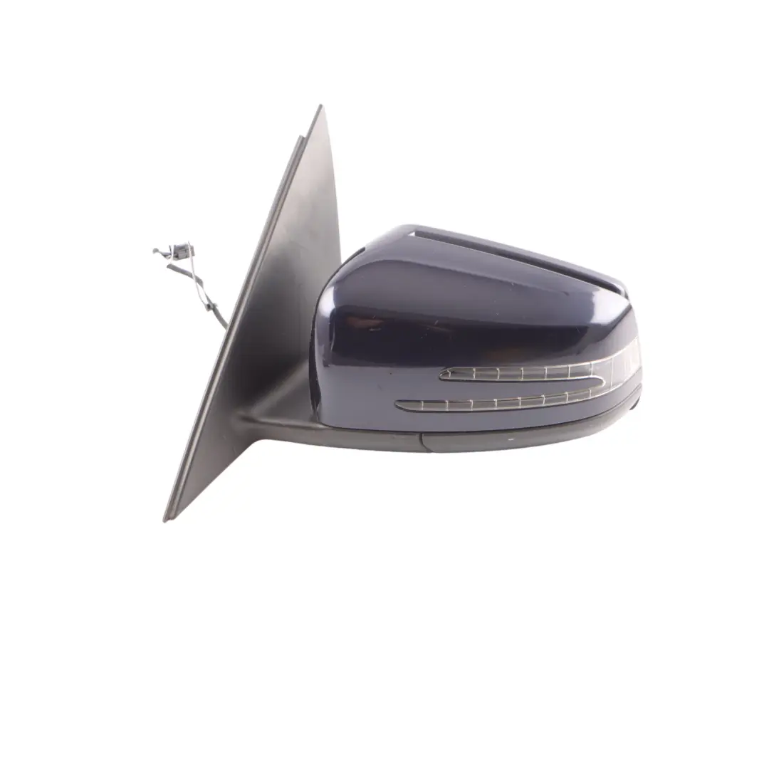 Mercedes W204 Wing Mirror Electric Door Left N/S Tanzanite Blue Metallic - 359 - SKU rhd-A2048103776-TB - Part number A2048103776