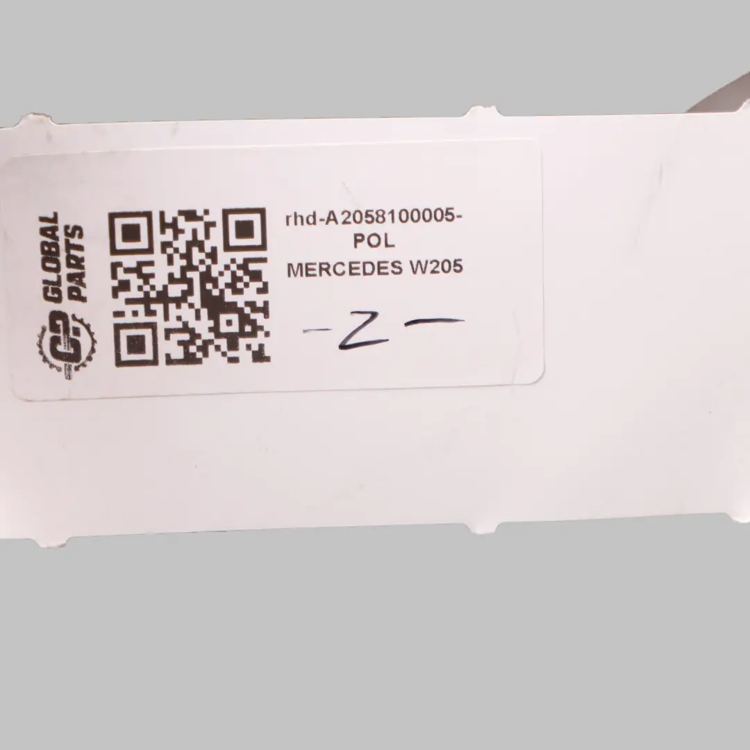 Wing Mirror Door Right O/S Outside Polar White - 149 to Mercedes W205 with Part number A2058100005 Mercedes W205 Wing Mirror Door Right O/S Outside Polar White - 149 - SKU rhd-A2058100005-POL - Part number A2058100005