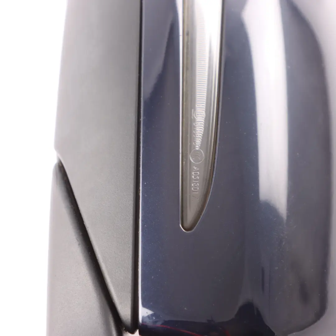 Mercedes W205 Wing Mirror Door Right O/S Cavansite Blue - 890 - SKU rhd-A2058101002-CVB - Part number A2058101002