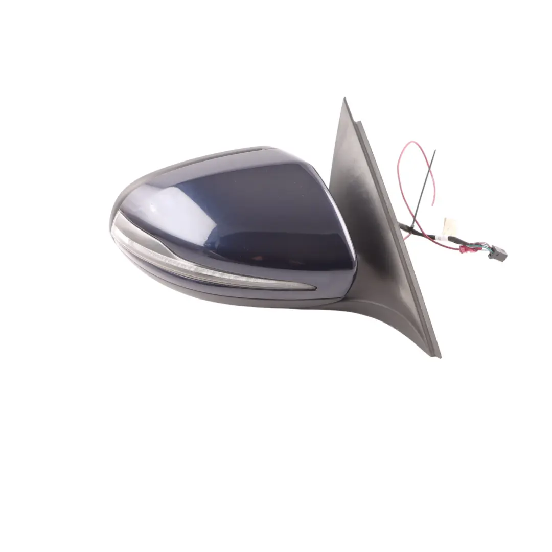 Mercedes W205 Wing Mirror Door Right O/S Cavansite Blue - 890 - SKU rhd-A2058101002-CVB - Part number A2058101002