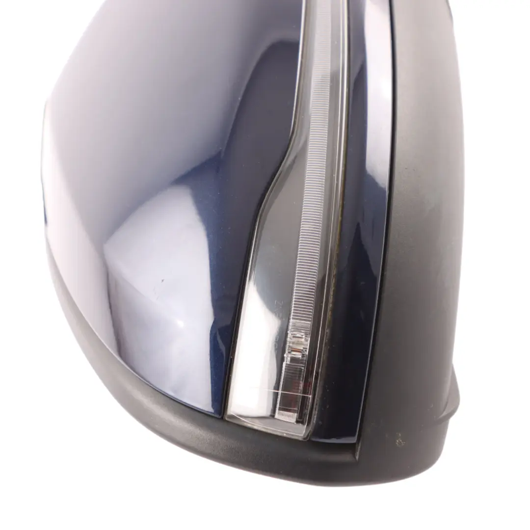 Mercedes W205 Wing Mirror Door Right O/S Cavansite Blue - 890 - SKU rhd-A2058101002-CVB - Part number A2058101002