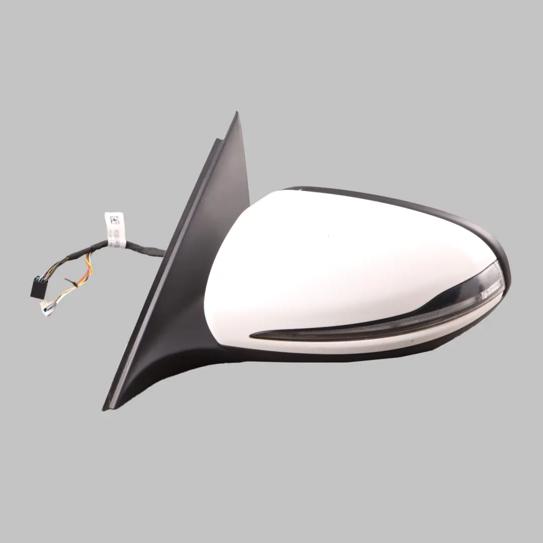 Mercedes W205 Wing Mirror Door Left N/S Outside Polar White - 149 - SKU rhd-A2058101505-POL - Part number A2058101505