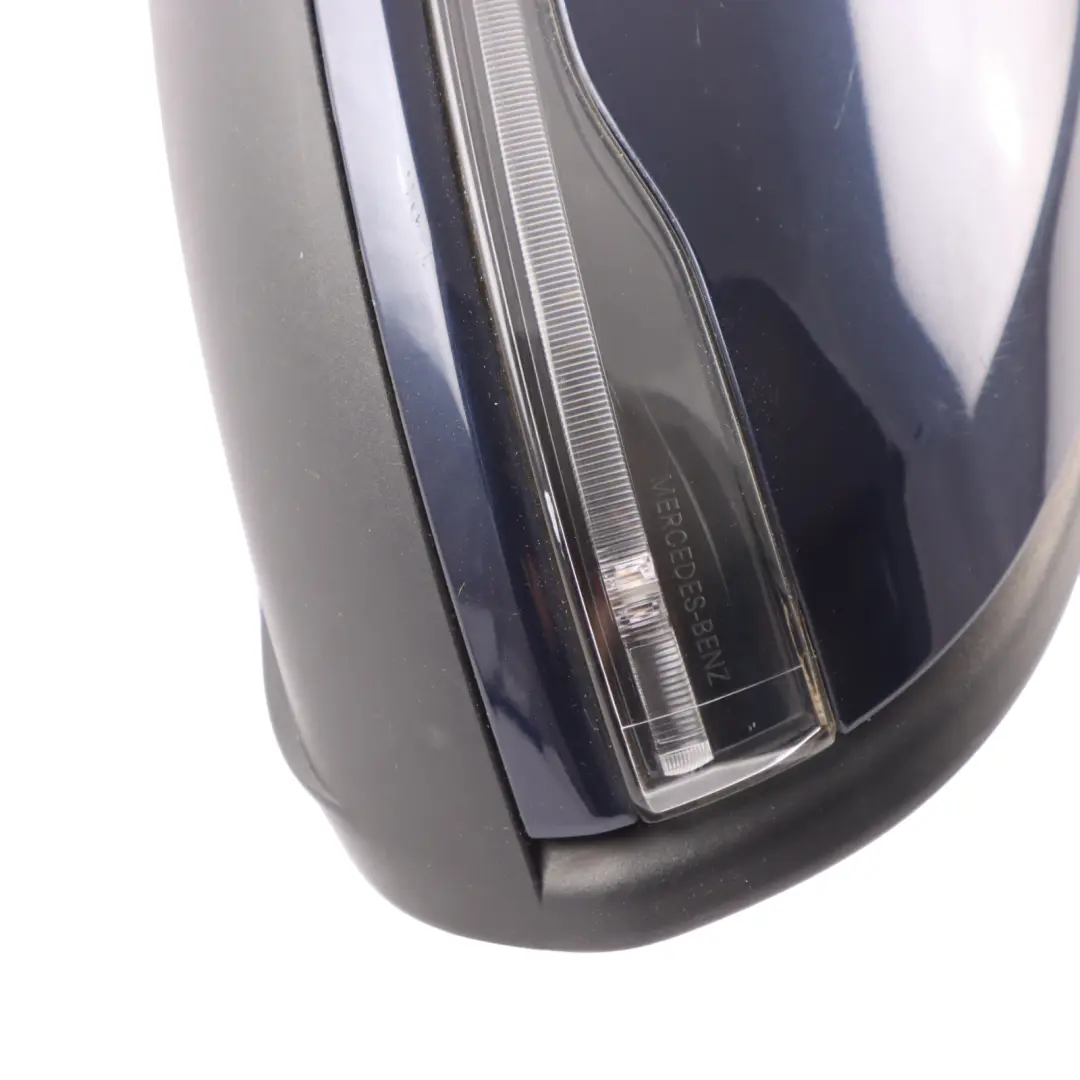 Mercedes W205 Wing Mirror Door Left N/S Cavansite Blue - 890 - SKU rhd-A2058102302-CVB - Part number A2058102302