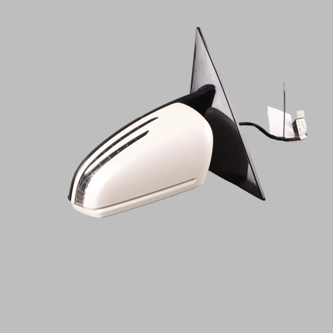 Mercedes W207 Wing Mirror Door Left N/S High Gloss Diamond White Metallic - 799 - SKU rhd-A2078101976-DWM - Part number A2078101976