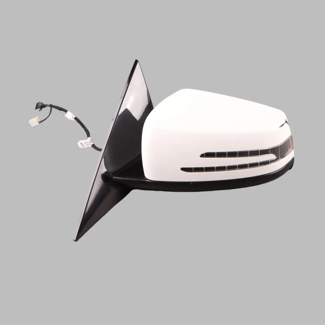 Mercedes W207 Wing Mirror Door Left N/S High Gloss Polar White 149 - SKU rhd-A2078101976-POL - Part number A2078101976