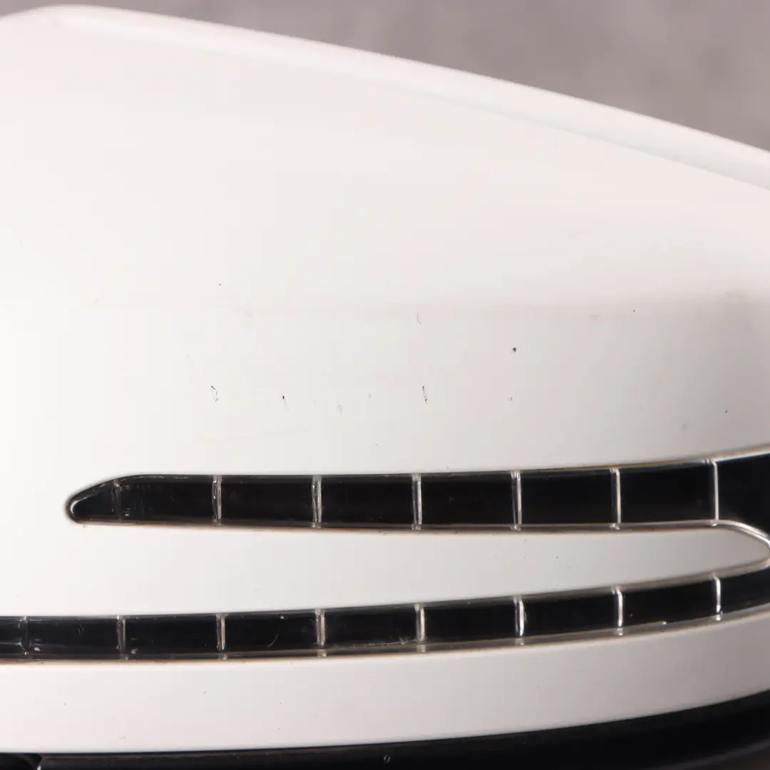 Mercedes W207 Wing Mirror Door Left N/S High Gloss Polar White 149 - SKU rhd-A2078101976-POL - Part number A2078101976