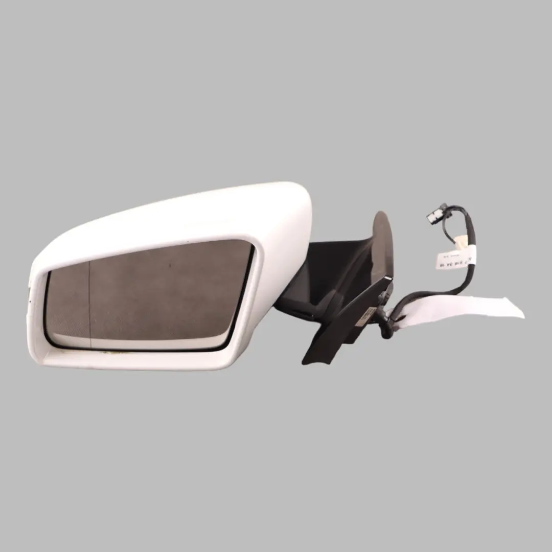 Mercedes W207 Door Wing Mirror Left N/S High Gloss Polar White 149 - SKU rhd-A2078101976-POL1 - Part number A2078101976