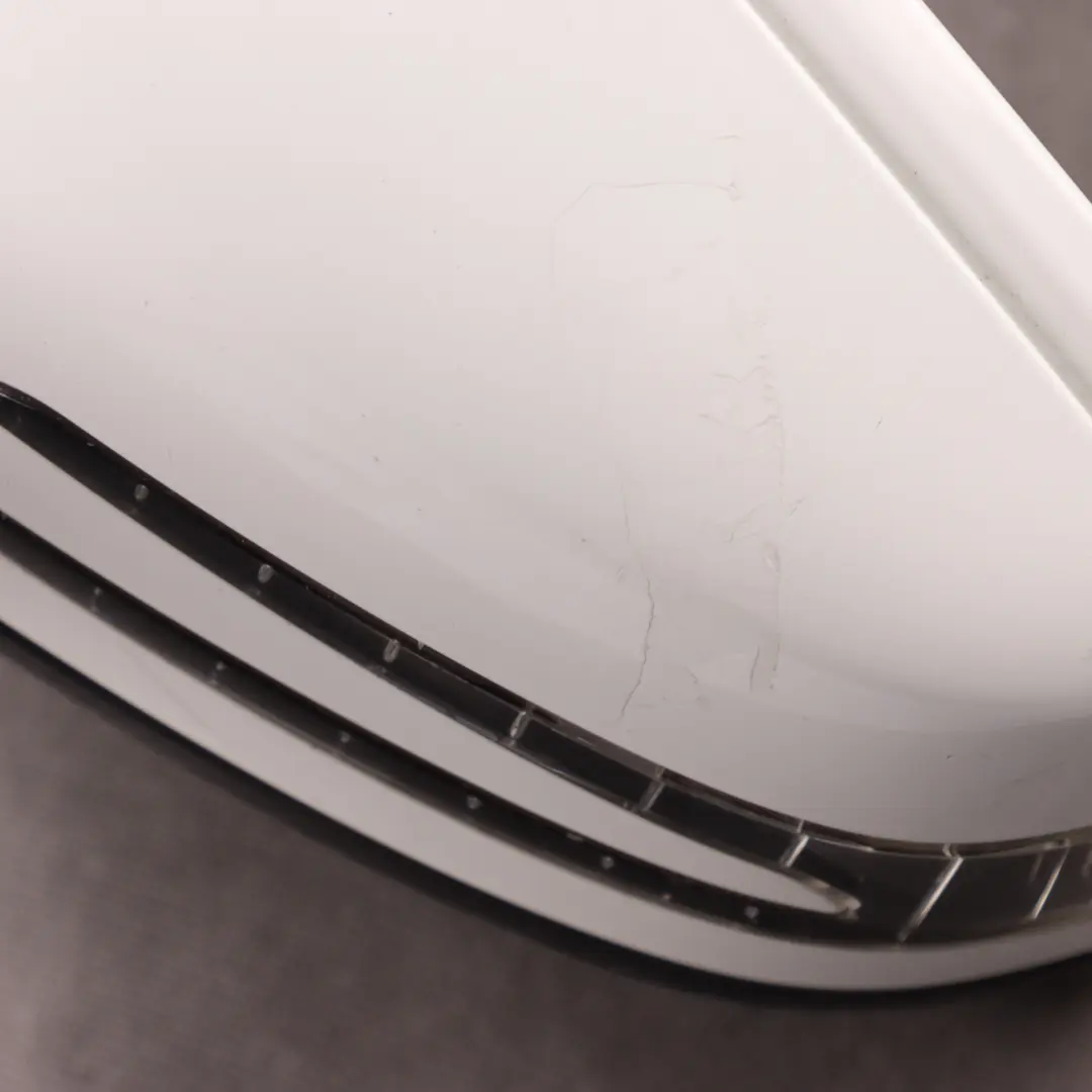 Mercedes W207 Door Wing Mirror Left N/S High Gloss Polar White 149 - SKU rhd-A2078101976-POL1 - Part number A2078101976