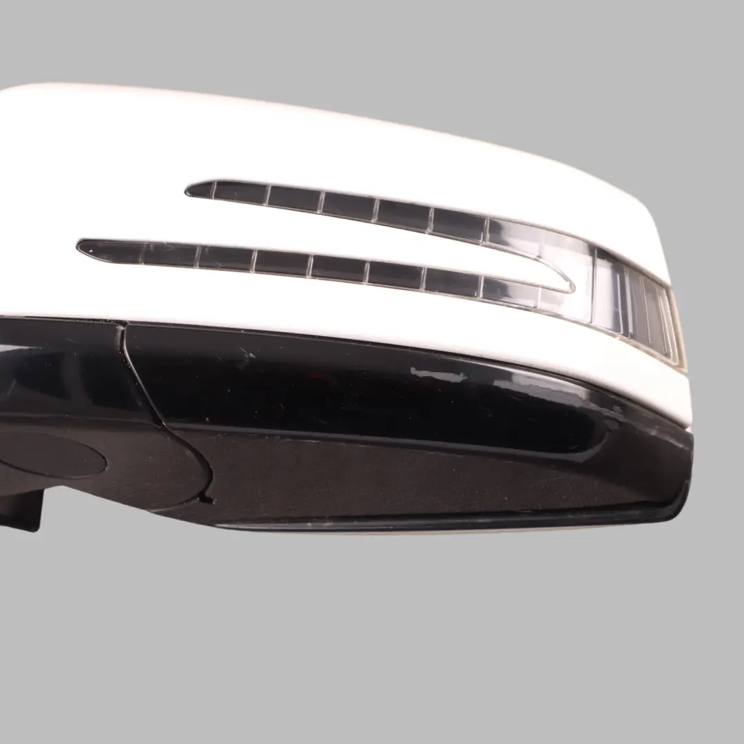 Mercedes W207 Door Wing Mirror Left N/S High Gloss Polar White 149 - SKU rhd-A2078101976-POL1 - Part number A2078101976