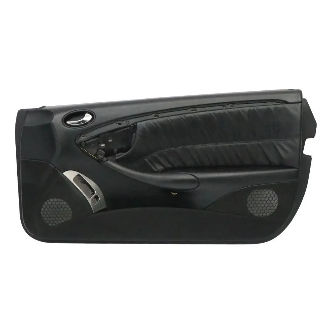 Front Door Right O/S Lining Cover Trim Panel Leather Black to Mercedes CLK C209 with Part number A2097202851 Mercedes CLK C209 Front Door Right O/S Lining Cover Trim Panel Leather Black - SKU rhd-A2097202851 - Part number A2097202851
