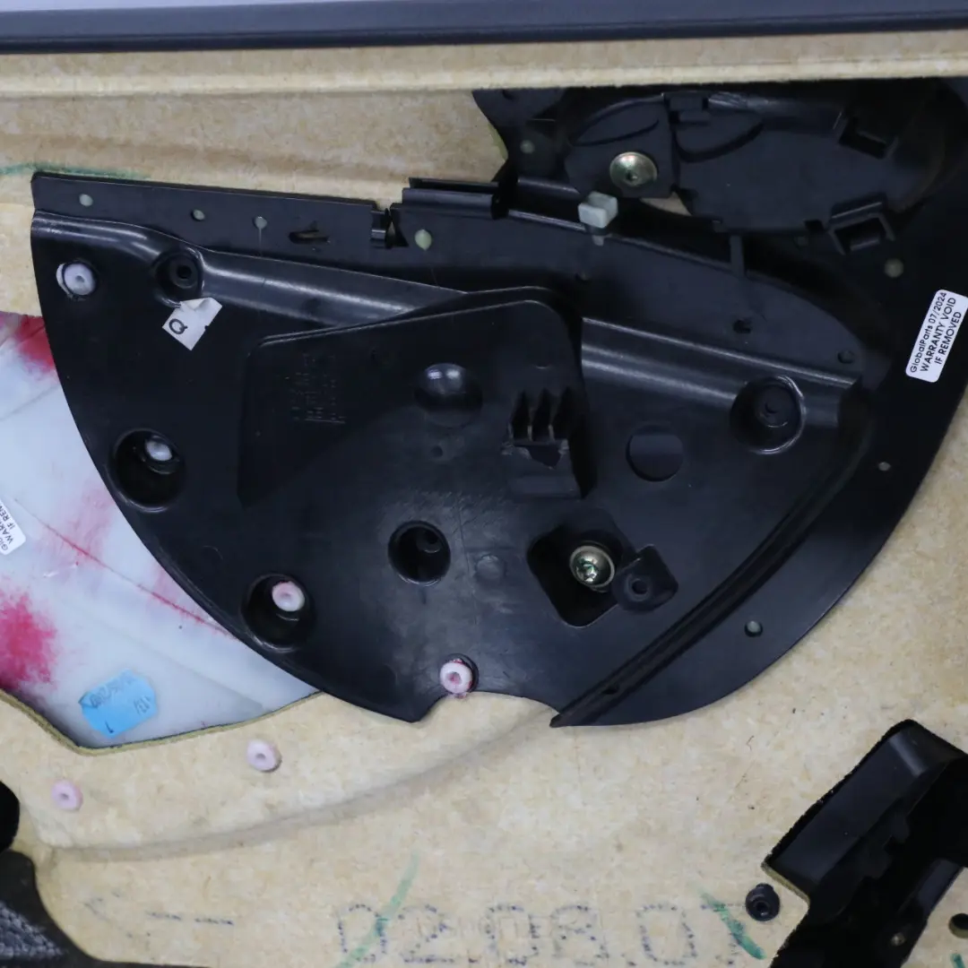 Front Door Right O/S Lining Cover Trim Panel Leather Black to Mercedes CLK C209 with Part number A2097202851 Mercedes CLK C209 Front Door Right O/S Lining Cover Trim Panel Leather Black - SKU rhd-A2097202851 - Part number A2097202851