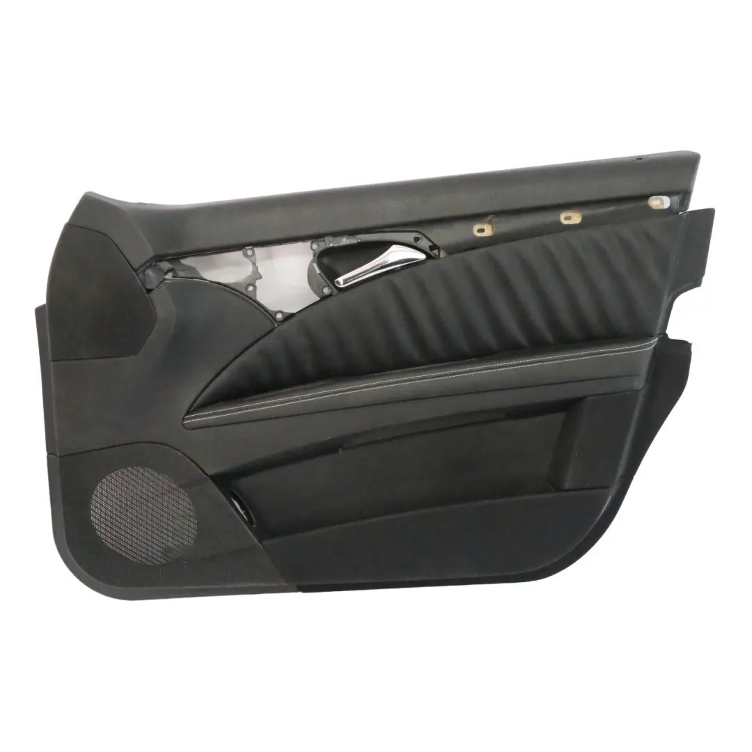 Door Card Front Right O/S Door Trim Panel Lining Leather Black to Mercedes W211 with Part number A2117206270 Mercedes W211 Door Card Front Right O/S Door Trim Panel Lining Leather Black - SKU rhd-A2117206270-3 - Part number A2117206270
