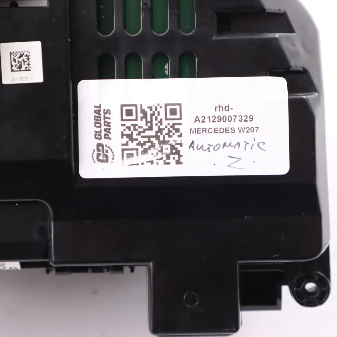 Mercedes-Benz E-Class W207 Instrument Cluster Speedo Clocks Diesel Automatic to with Part number A2129007329 Mercedes-Benz E-Class W207 Instrument Cluster Speedo Clocks Diesel Automatic - SKU rhd-A2129007329 - Part number A2129007329