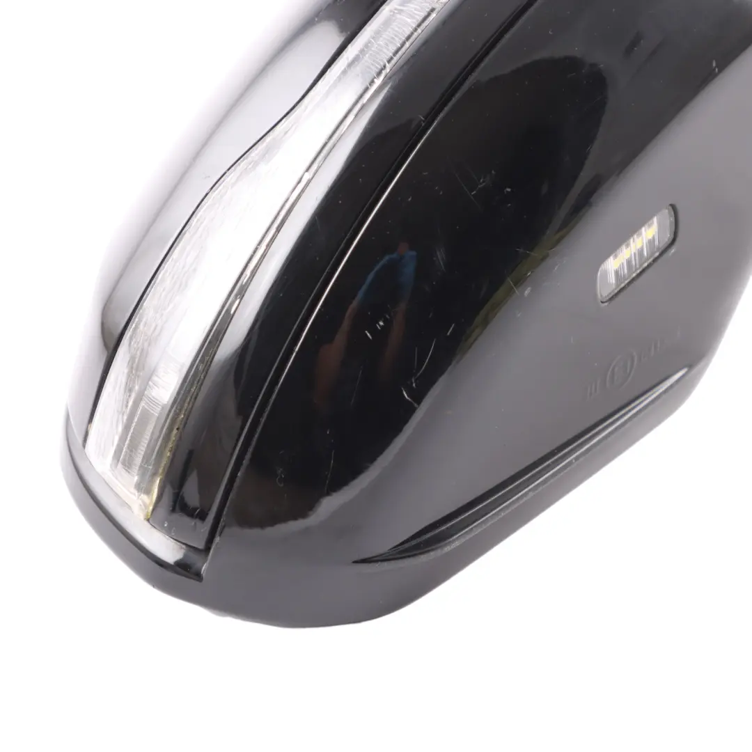 Mercedes W213 Wing Mirror Outside Door Right O/S Black 040 - SKU rhd-A2138107401-BLA - Part number A2138107401