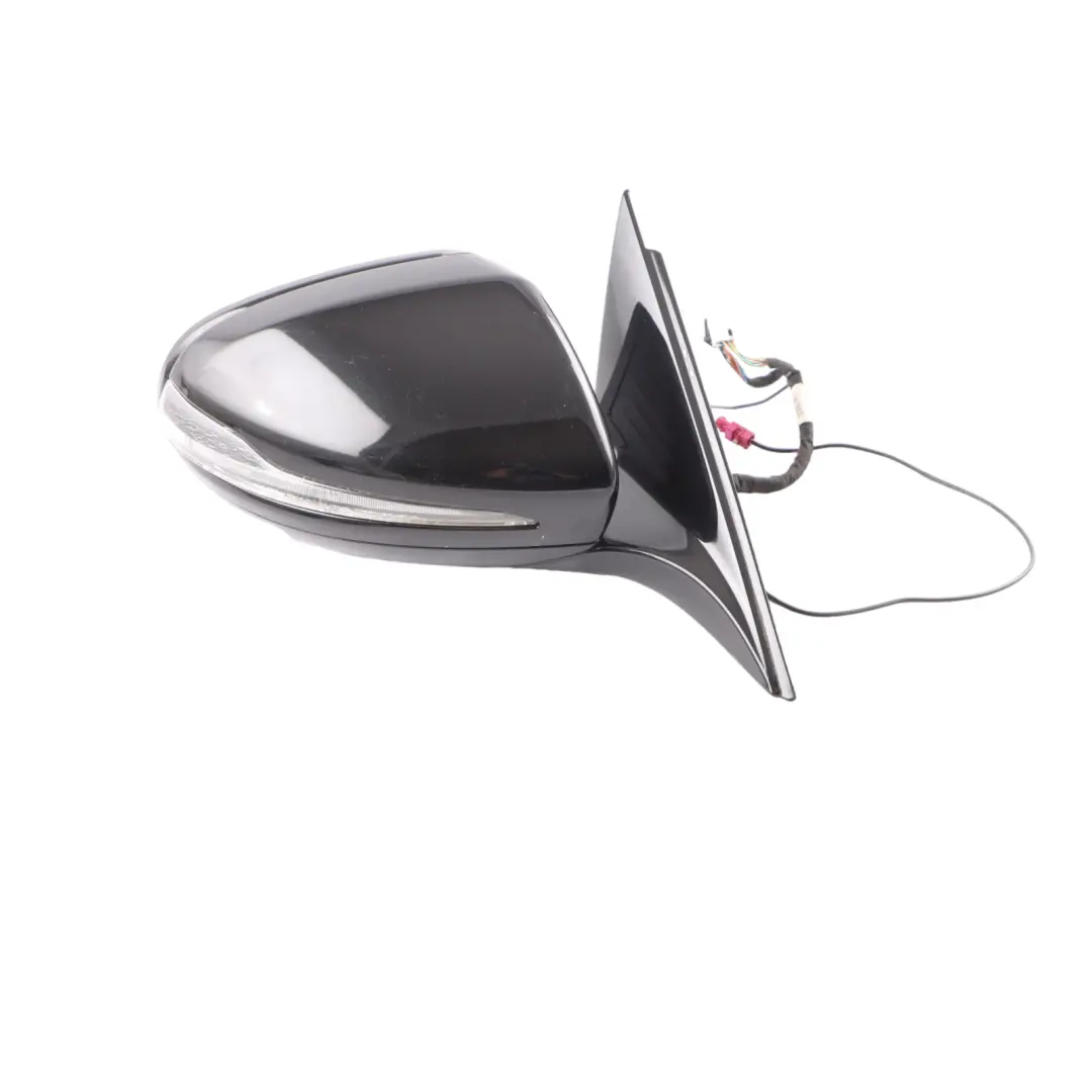 Mercedes W213 Wing Mirror Outside Door Right O/S Black 040 - SKU rhd-A2138107401-BLA - Part number A2138107401