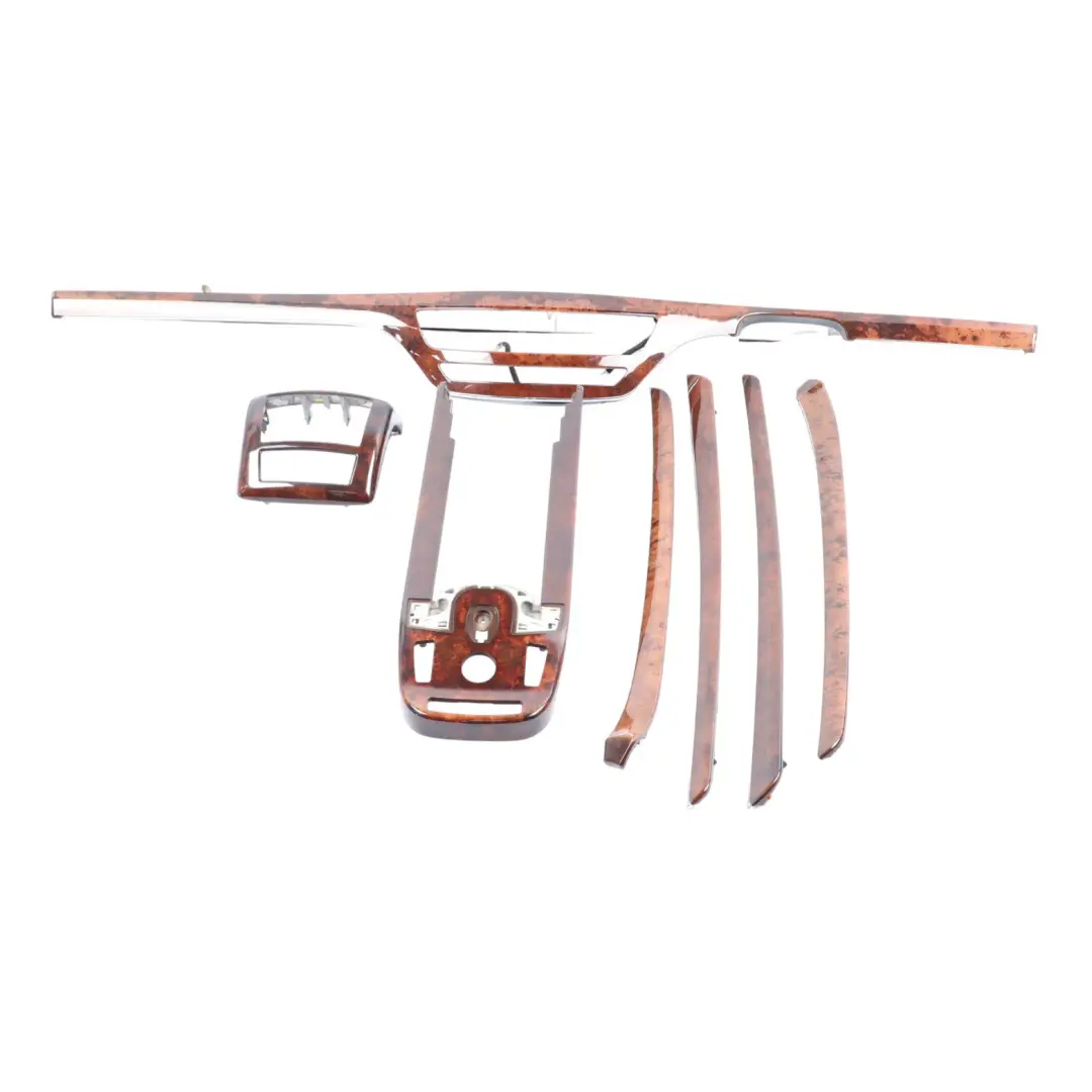 Mercedes W221 Dashboard Decor Trim Wood Burled Walnut Set Kit - SKU rhd-A2216800771-1 - Part number A2216800771