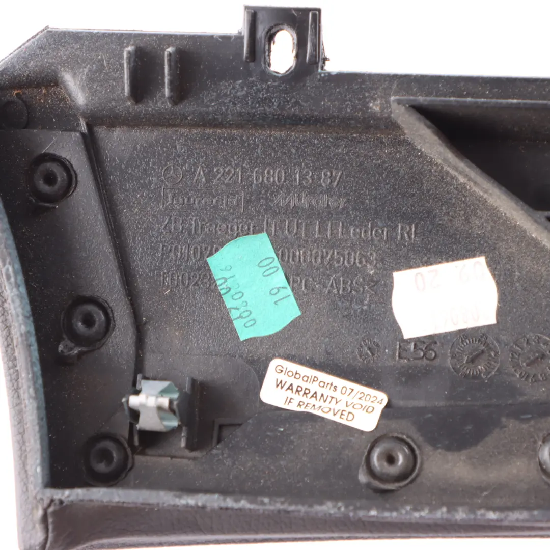 Dashboard Cover Left N/S Lower Trim Panel Black to Mercedes W221 with Part number A2216801387 Mercedes W221 Dashboard Cover Left N/S Lower Trim Panel Black - SKU rhd-A2216801387-1 - Part number A2216801387