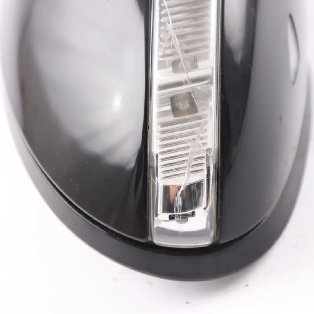 Mercedes W221 Wing Mirror Door Right O/S Auto Dip High Gloss Obsidian Black 197 - SKU rhd-A2218100676-OB - Part number A2218100676
