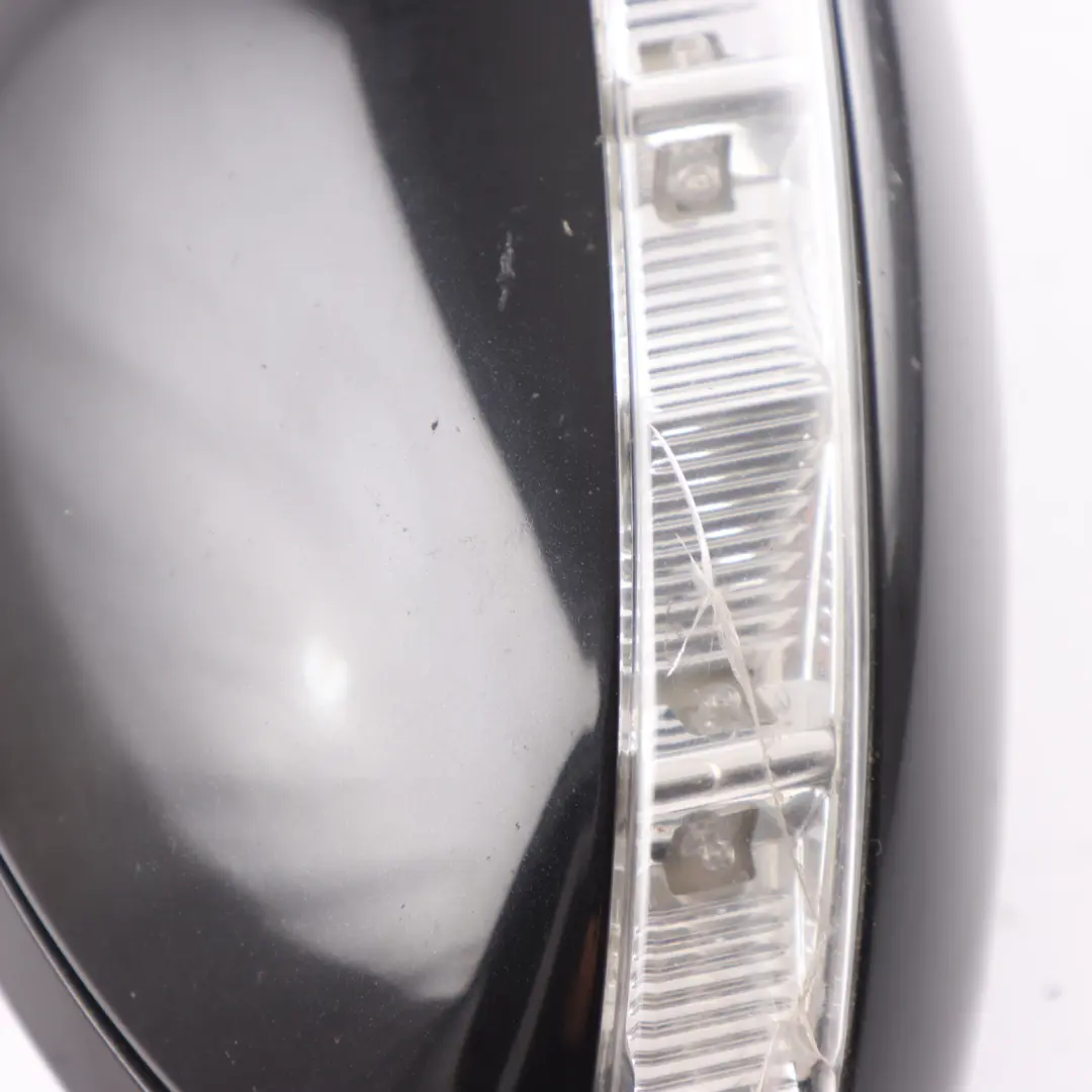 Mercedes W221 Wing Mirror Door Right O/S Auto Dip High Gloss Obsidian Black 197 - SKU rhd-A2218100676-OB - Part number A2218100676